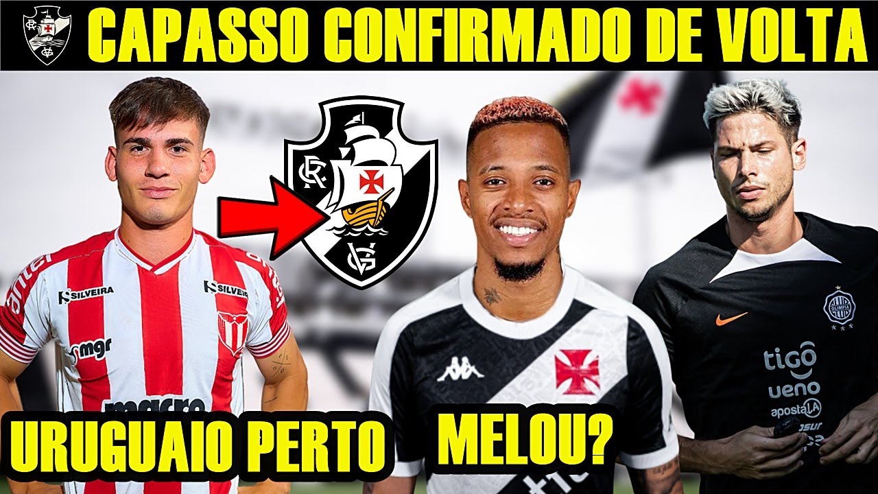 CONFIRMADO!!! ZAGUEIRO DE VOLTA | NEGOCIAÇÃO COM ATACANTE URUGUAIO e MAIS ÚLTIMAS NOTÍCIAS DO VASCO
