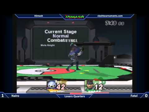 XSmash - Nairo vs Fatal - Losers Quarters - SSBB