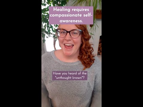 Have you heard of the  unthought known? - shadow work tip!