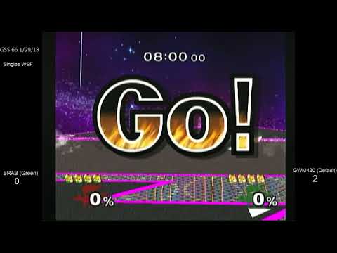 GSS 66 SSBM - BigRedAnimeBike (Green Fox) vs. GWM420 (Default Fox) - Melee WSF