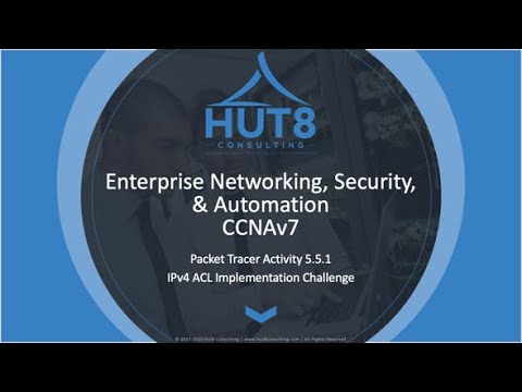 CCNAv7 - Enterprise Networking, Security, & Automation (ESNA) - Packet Tracer 5.5.1 - ACL Challenge!