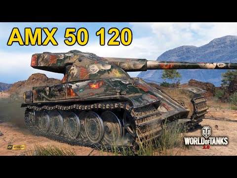 AMX 50 120, 9K DMG & 4 Frags, Server record? - World of Tanks