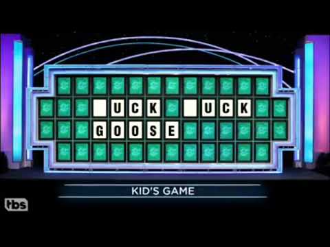 Wheel of fortune but the answers are fuck