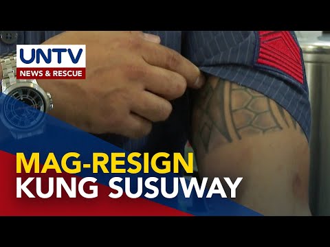 Mga pulis na susuway sa polisiya vs tattoo, mag-resign na lang – PNP