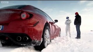 FerrariFFVs.BentleyContinentalV8onIce!|TopGear|Series18|BBC