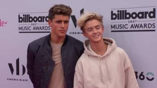 BBMAs 2017 FashionCam Jack Gilinsky and Jack Johnson of Jack & Jack