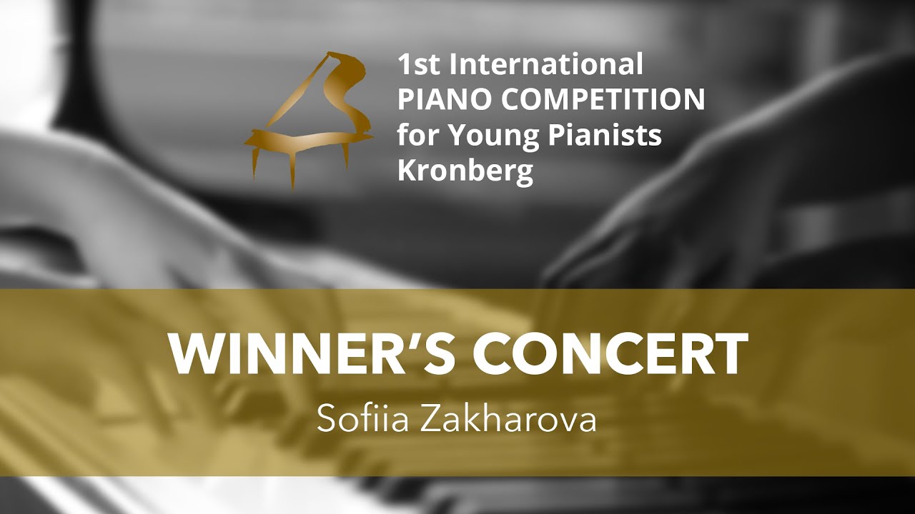 Sofiia Zakharova, 17, Germany – International Piano Competition for Young Pianists Kronberg 2023