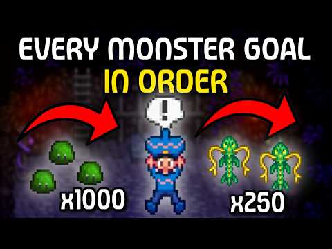 Monster Slaying Goals Stardew