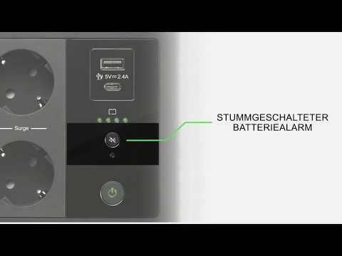 APC BE650G2 Back-UPS 650VA, 8-fach, 230 V video preview