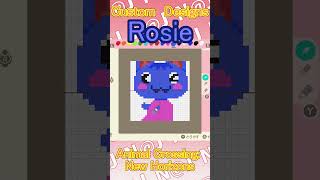 【Animal Crossing: New Horizons 】Rosie【Custom　Designs】 #shorts＃pixelart