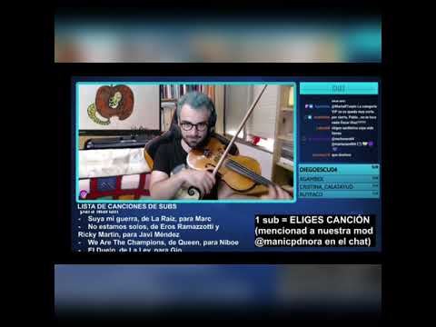 Pablo Díaz ganador de Pasapalabra toca al violín "DESPIERTA"