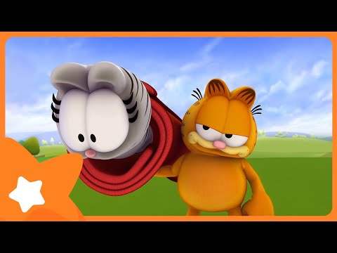The Garfield Show 😺 Be Kind to Nermal 🍕 Season 1 😺 | Brazilian Portuguese