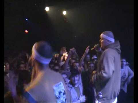 Caser und Kraz live in Heidelberg - 2004 - D-Flame on the drums!