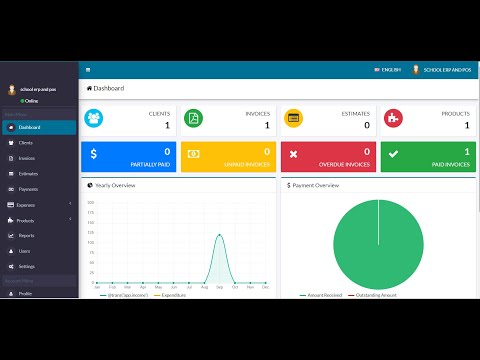 Web based invoicing and client management system using Php Laravel