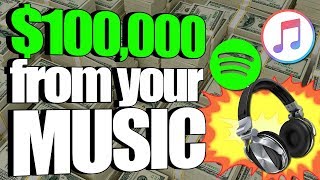 How To Promote Your Music Online and Earn $100,000 A Year