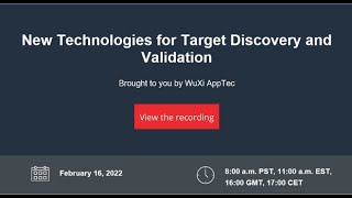 New Technologies for Target Discovery and Validation