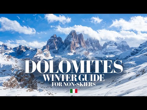 8K HDR Top Winter Destinations in the Italian Dolomites for Non-Skiers