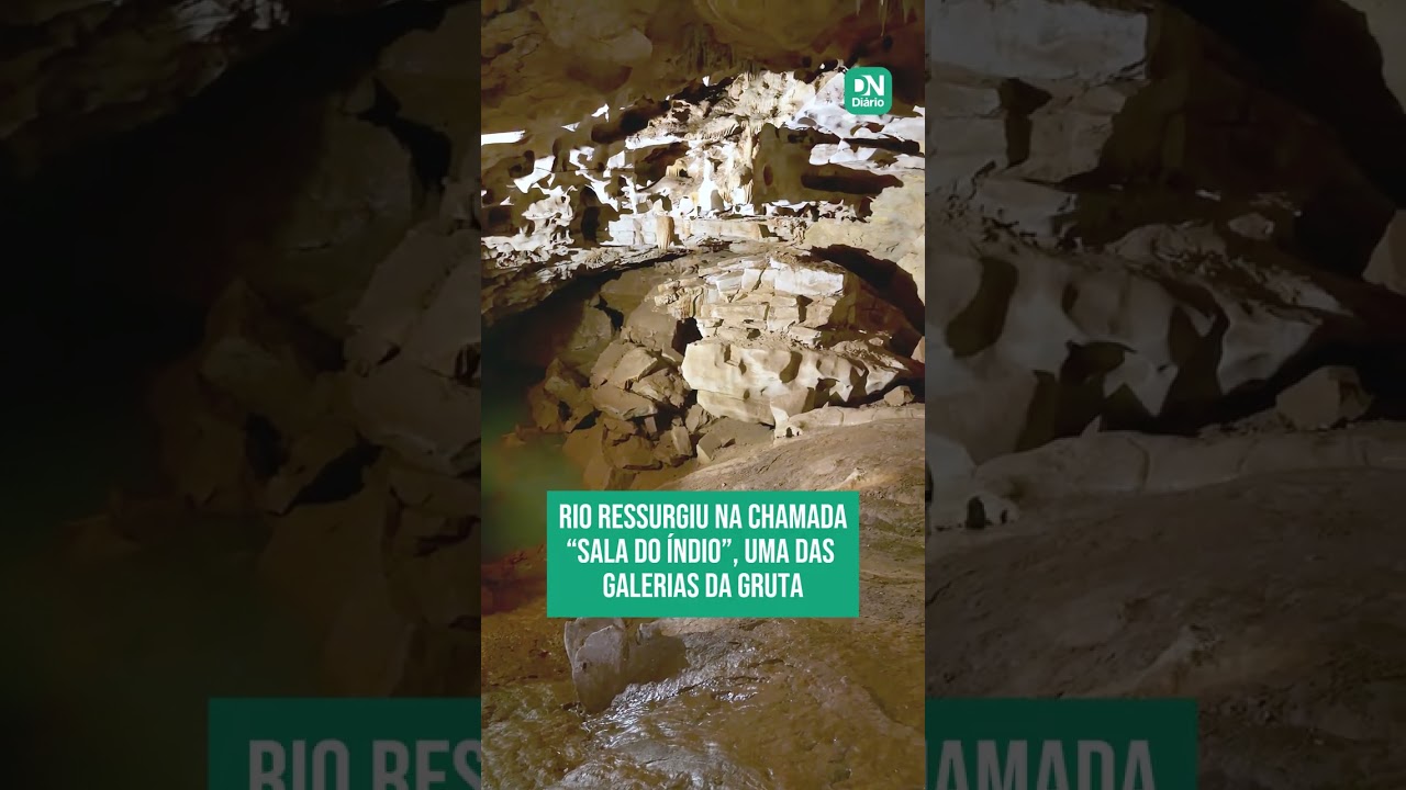 Imagem da notícia Rio ressurge em gruta de Ubajara após fortes chuvas