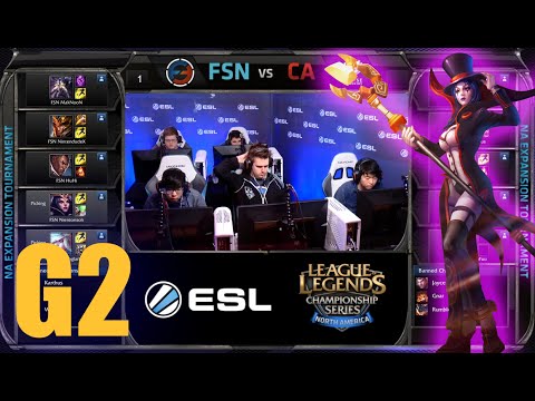 Curse Academy vs Team Fusion | Game 2 Round 2 NA LCS Expansion Tournament | CA vs FSN G2 60FPS