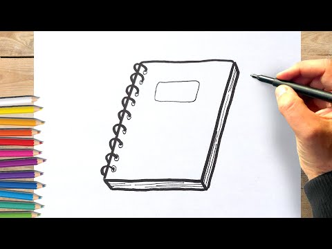 Comment dessiner un cahier facile à dessiner