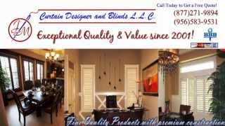 preview picture of video 'Custom shutters | JM Curtain Designer and Blinds, Mission, TX'
