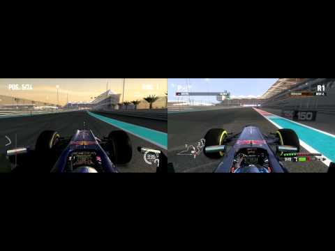 F1 2010 vs. F1 2011 | Sebastian Vettel | Abu Dhabi | Hot Lap