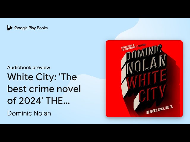 Vídeo relacionado con White City: 'The best crime novel I've read this year' THE TIMES (English Edition)