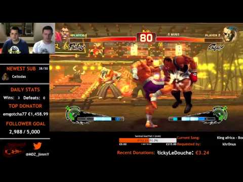 MDZ_jimmy - usf4 - Halibel (sagat) vs Ricky (balrog)