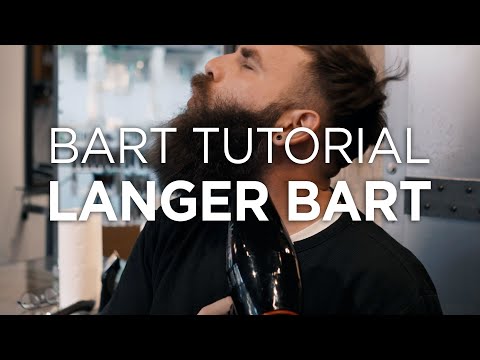 Bart Tutorial für lange Bärte mit King C. Gillette