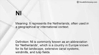 Nl Meaning