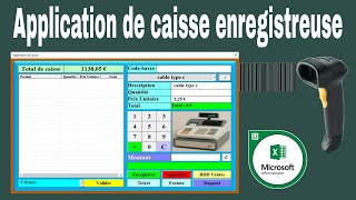 Application de caisse enregistreuse sur excel| application de point de vente sur
