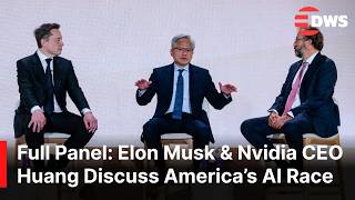 FULL PANEL: Nvidia CEO Huang & Musk on Super Intelligence, America.gov, Energy,Orbital Compute |AI1E