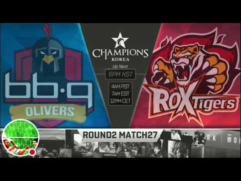 LCK Spring 2017 - Week 9 Day 1: SSG vs. JAG | BBQ vs. ROX (SPOTV)
