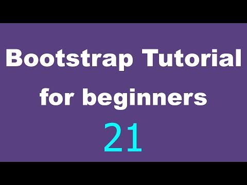 Bootstrap Tutorial for Beginners 21 Glyphicons