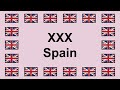 Pronounce XXX SPAIN In English