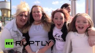 UK: Thousands of One Direction fans descend on Cardiff for concert