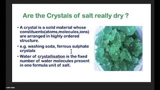 Are the crystals  of Salts really dry?| Acids bases and salts|class10 |by Poonam Malhotra