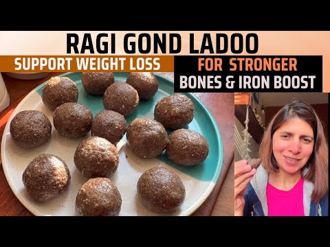 Ragi Gond Ladoo Recipe for Strong Bones & Iron | Winter Superfood for Calcium, Iron & Weight loss