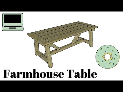 Farmhouse Dining Table Plans