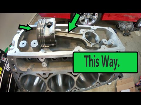 How to Identify Proper Piston and Rod Orientation. LS3 3rd Gen Camaro Project$