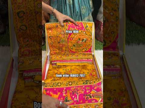 A very beautiful pure pasmina silk yellow colour Sarees #trending #shorts #fashion #instagram #new