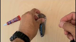 The dreaded LOOSE PIVOT! And how to fix it. Pocket knife DIY fixes.