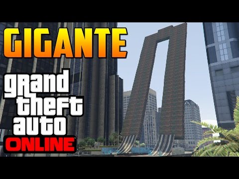 MEGA RAMPA SUPER GIGANTESCA! LOOOOL!! - Gameplay GTA 5 Online Funny Moments (Carrera GTA V PS4)