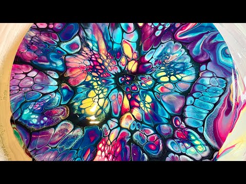 🌟Quickie! 60 second bloom! Bloom technique/ pour painting