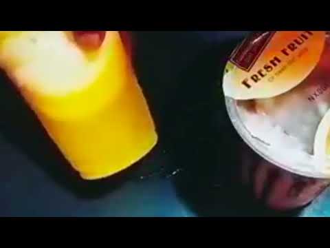 Mouthwatering Orange Juice & Chocolate Milk Shake