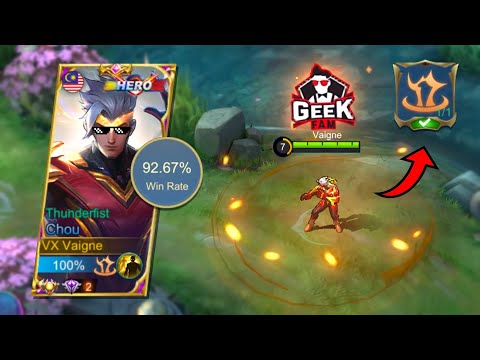 How To Use New Meta TANK Chou Exp Lane? ( New Emblem )