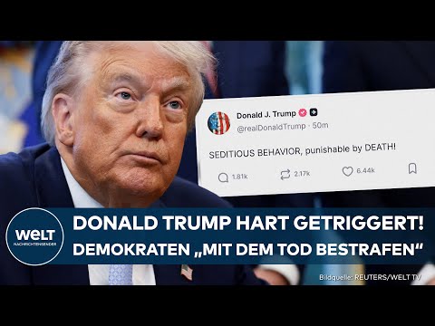 USA: Donald Trump droht Demokraten mit Todesstrafe! „Inakzeptabel, skrupellos, unamerikanisch“