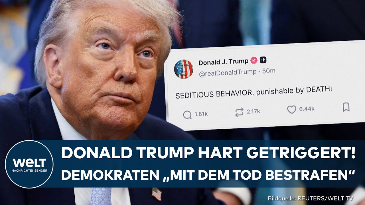 USA: Donald Trump droht Demokraten mit Todesstrafe! „Inakzeptabel, skrupellos, unamerikanisch“