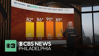 Will Philadelphia hit record temperatures next week Here's the weather forecast