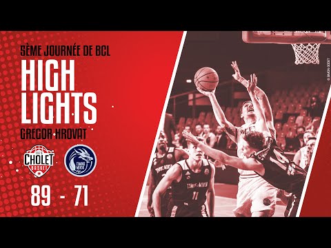 Cholet Basket vs Tsmoki Minsk : La performance de Gregor HROVAT